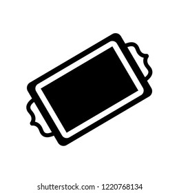 Tray icon. Trendy Tray logo concept on white background from kitchen collection. Suitable for use on web apps, mobile apps and print media.