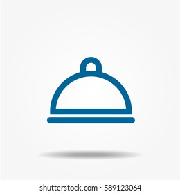 Tray icon vector