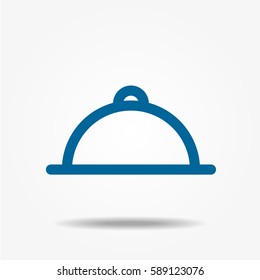 Tray icon vector