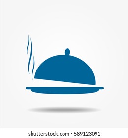 Tray icon vector
