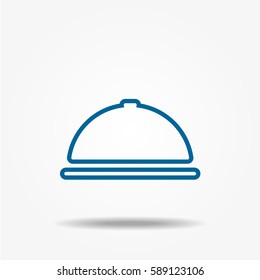 Tray icon vector