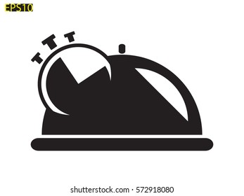 tray icon, vector illustration eps10