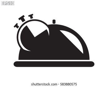 tray icon, vector illustration eps10