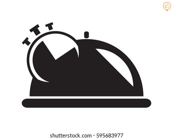 tray icon, vector illustration eps10