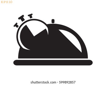 tray icon, vector illustration eps10