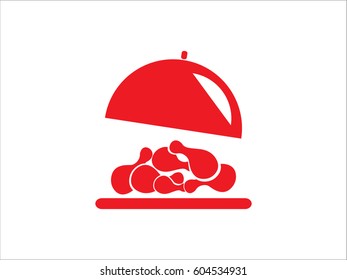 tray icon, vector illustration eps10