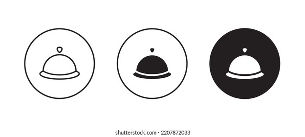 Vector de icono de bandeja, signo, símbolo, logotipo, ilustración, trazo editable, estilo de diseño plano aislado en blanco lineal