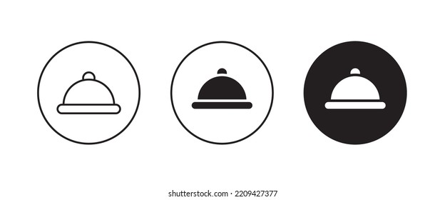 Vector de icono de bandeja, signo, símbolo, logotipo, ilustración, trazo editable, estilo de diseño plano aislado en blanco lineal