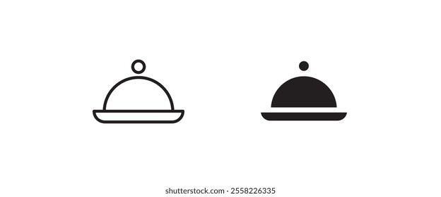 Tray icon vector, sign, symbol, logo, illustration, editable stroke, flat design style isolated on white linear