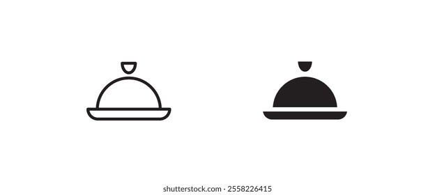 Tray icon vector, sign, symbol, logo, illustration, editable stroke, flat design style isolated on white linear