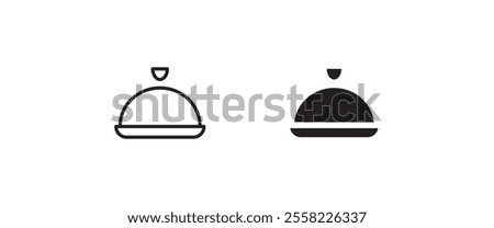 Tray icon vector, sign, symbol, logo, illustration, editable stroke, flat design style isolated on white linear
