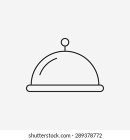Tray line icon