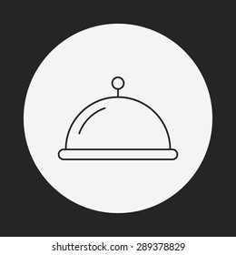 Tray line icon