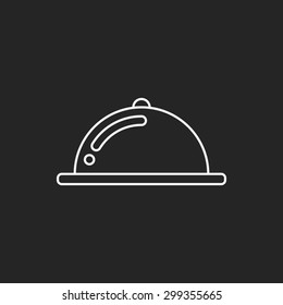 Tray line icon