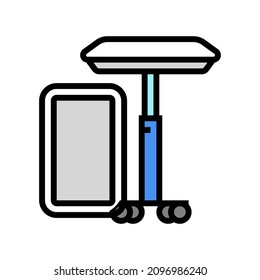 tray medical color icon vector. tray medical sign. isolated symbol illustration
