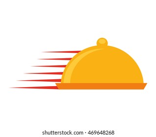 tray server dish isolated icon vector illustration design