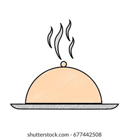 tray server isolated icon