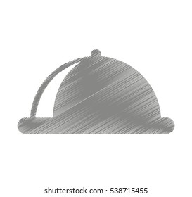 tray server isolated icon vector illustration design