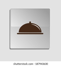 tray, service, food, vector