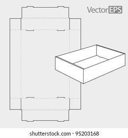 Tray with side panels