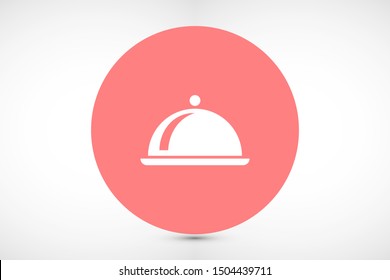 tray vector icon. fast food tray. restaurant tray. tray for removal. 10 eps icon icons. flat icon design.