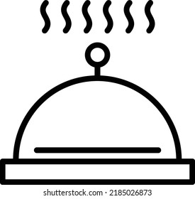 Diseño de iconos de la línea del vector de la bandeja