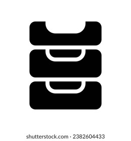 trayglyph icon logo for website, application, printing, document, poster design, etc, Suitable for web Design,Logo,App