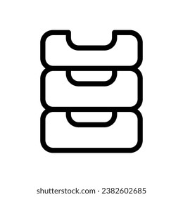 trayline icon logo for website, application, printing, document, poster design, etc, Suitable for web Design,Logo,App