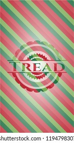 Tread christmas badge.
