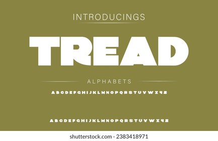 Tread luxury alphabet font. Typography urban style fonts for fashion, retail, feminine, beauty care, jewelry logo design