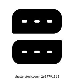 Tread Message Icon Vector Symbol Design Illustration