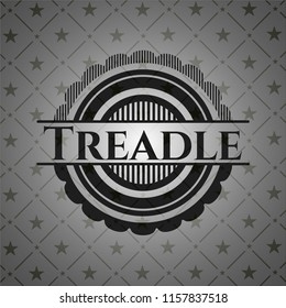 Treadle realistic dark emblem