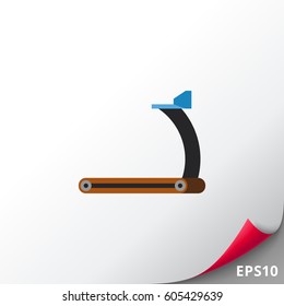 Treadmill Concept Icon