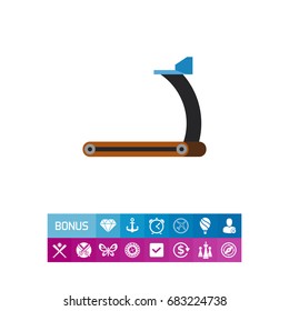 Treadmill Concept Icon