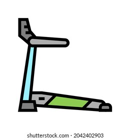 treadmill equipment color icon vector. treadmill equipment sign. isolated symbol illustration