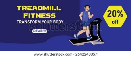 Treadmill Fitness transform Your Body 20% Off Banner