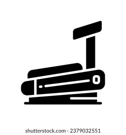 treadmill glyph icon. vector icon for your website, mobile, presentation, and logo design.