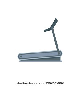 Treadmill icon. Flat illustration of Treadmill vector icon isolated on white background