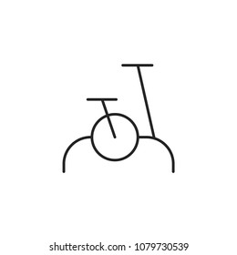 Treadmill icon. Gym equipment symbol modern, simple, vector, icon for website design, mobile app, ui. Vector Illustration