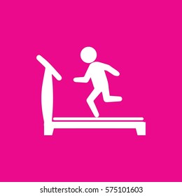 treadmill icon illustration isolated vector