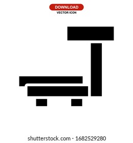 icono de cinta rodante o logotipo símbolo de signo aislado ilustración vectorial - iconos vectoriales de estilo negro de alta calidad
