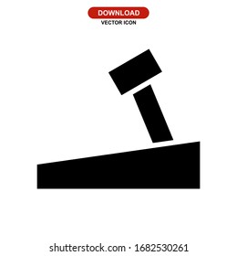 treadmill icon or logo isolated sign symbol vector illustration - high quality black style vector icons
