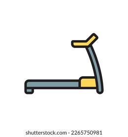 Treadmill Icon Simple Vector Illustrator