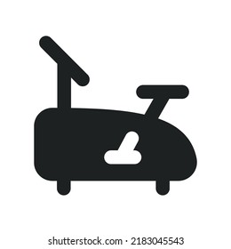 Treadmill Icon with Solid Icon