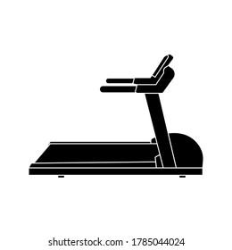 Treadmill icon . Sport and fitness symbol stock vector illustration. editable icon.