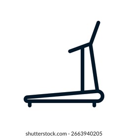Treadmill icon, Vector logo sign, Illustration, shape, design, UX UI icon, editable eps