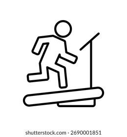 treadmill icon vector web design