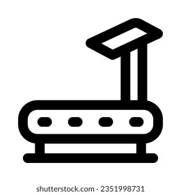 treadmill icon for your website, mobile, presentation, and logo design.