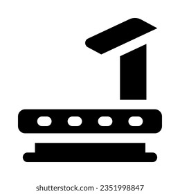 treadmill icon for your website, mobile, presentation, and logo design.