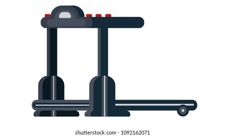 treadmill insolated vector illustration